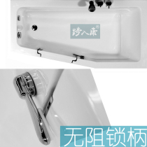 Walk-in 1 6 meters side door acrylic lying with door Anti-slip anti-fall anti-fall surf heating constant temperature