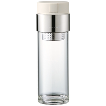 Lycra tea water separation glass womens high temperature resistant tea making office personal high-end exquisite cup