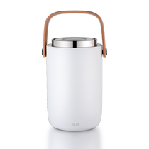 Food-carved insulated lunch box for office workers multi-layer 316 stainless steel student portable large-capacity extra-long insulated bucket for home use