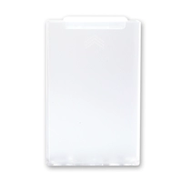 Белый пластиковый портсигар, лента, увеличенная толщина