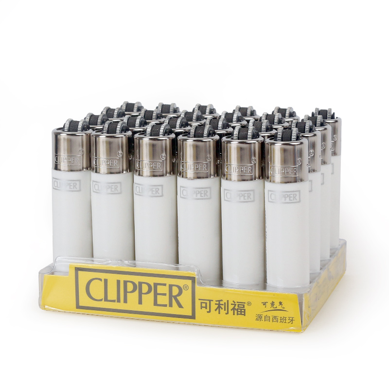 CLIPPER nhỏ màu đen súng trường nhẹ hơn cơ thể bơm hơi cho tuabin cá tính lót Flint bật lửa cricket