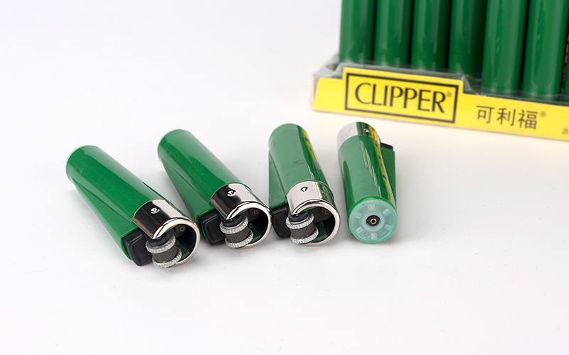 CLIPPER nhỏ màu đen súng trường nhẹ hơn cơ thể bơm hơi cho tuabin cá tính lót Flint bật lửa cricket