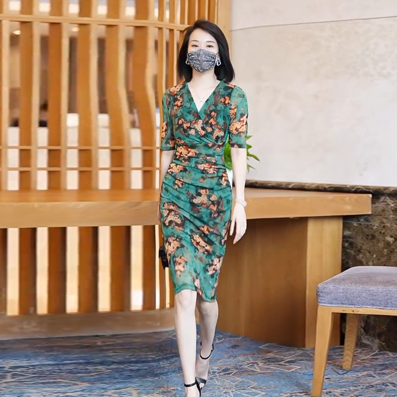 Summer Plus-Size Women's Dress 2026 New Slim-Fit Slimming Women's Fashion High-End Elegant Dress for Women Summer Summer Plus-Size Women's Dress 2026 New Slim-Fit Slimming Women's Fashion High-End Elegant Dress for Women Summer