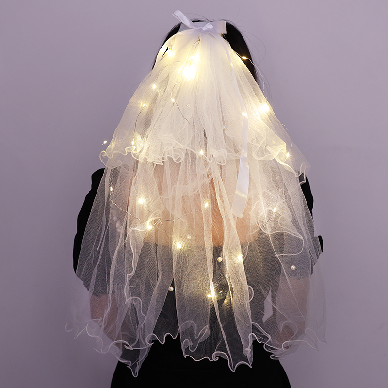 Head yarn Female Collar Certificate Registration Photo Props Head Accessories MARRIAGE LAW STYLE SMALL HEAD YARN HIGH LEVEL SENSATIONAL BRIDE MAIN WEDDING DRESS SENGAS-Taobao