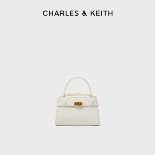[Подарок на День матери] Летняя женская сумка CHARLES&KEITH CK2-50270880 Сумка Kelly с металлической пряжкой