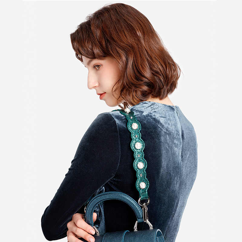 CHARLES & KEITH shoulder strap CK8-62250033 semi-precious stone decorative ladies shoulder strap