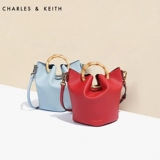 Charles & Keith Bucket Bag Ck2-10270264 Bamboom Hand-Demperament Simbag Seamers Mesengers