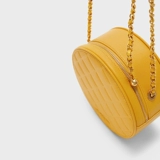 Чарльз и Кейт Круглый Бэк Сумка CK2-80680915 Мисс Классик Алмазной Алмаз Крест-Чейн Сумка для плеча на плечо