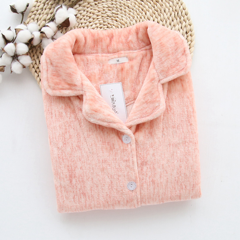 Mùa thu và mùa đông những người yêu thích flannel đồ ngủ nam mùa đông cộng với nhung dày đồ ngủ phụ nữ san hô lông cừu nhà dịch vụ phù hợp bộ cotton đẹp mặc nhà
