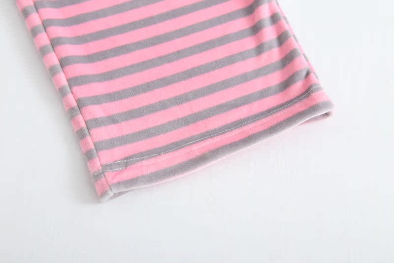 Quần sọc Nhật Bản quần flannel mùa thu và mùa đông lông cừu san hô ấm phần dày Đảo nhung ngủ quần nữ quần jean ống rộng nam