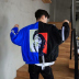 Cotton nam thủy thủ thương hiệu sinh viên lỏng áo khoác cotton mùa đông quần áo ấm bf phong cách Harajuku béo béo hip hop áo khoác áo khoác nam hàng hiệu Đồng phục bóng chày