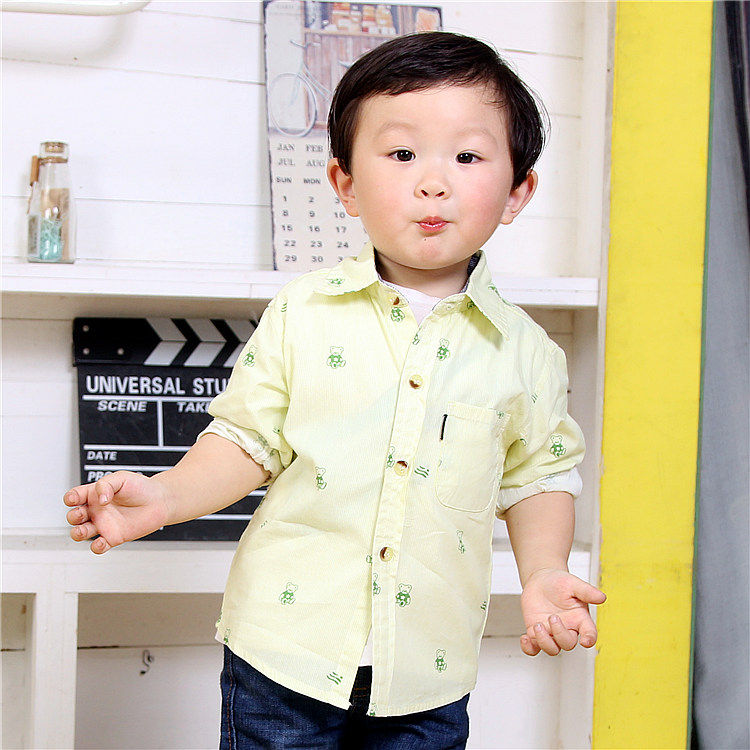 Chemise garcon à manche longue - Ref 2073225 Image 30