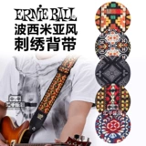 ERNIE BALL Ретро трикотажная гитара, подтяжки, стиль бохо, с вышивкой