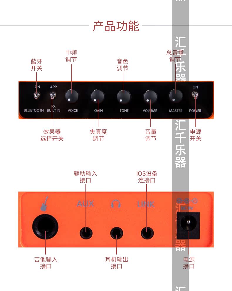JOYO Zhuo Le TOP-GT máy tính để bàn loa điện 8W đa phương tiện kỹ thuật số Bluetooth loa sạc pin lithium - Loa loa loa karaoke jbl