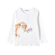 Pencil Club Kids 2020 mùa xuân ăn mặc cô gái mới dài tay áo T-shirt trẻ em sientos dưới các em lớn đầu mỏng.