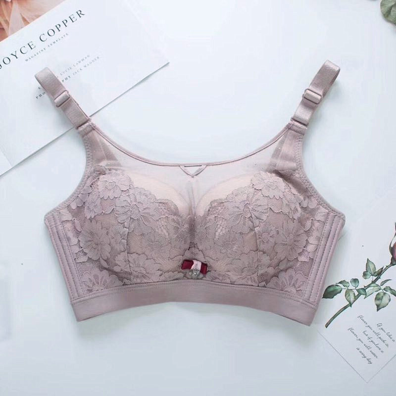 Đồ lót womens girlbrabra bộ sưu tập thummy thép miễn lau ngực sexy chống loại bỏ ánh sáng áo ngực 40B bọc mask áo ngực vú 32B.