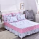 Váy ngủ cotton đơn mảnh 1,8m Giường bông trải giường loại 1,5 mét dày chống bụi mùa hè ba mảnh đặt 2 - Váy Petti