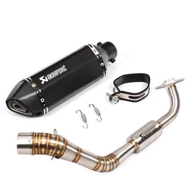 Xe máy tay ga NVX155 phần trước SC ống xả sửa đổi AEROX155 sửa đổi ống xả Tianzhu phần đầy đủ - Ống xả xe máy 	pô xe máy wave