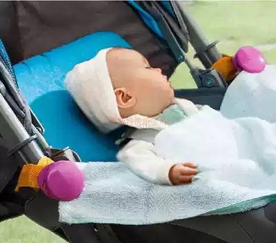 Winter baby stroller blanket anti-drop clip cart adhesive hook anti-kick quilt clip bed clip toy anti-drop clip 2 sets