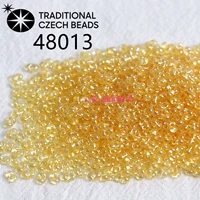 2х4мм 48013 Чешские перламутровые прозрачные бусины арахис 10г примерно 280 шт.