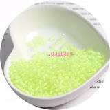 Флуоресцентный глянцевый браслет из бисера ручной работы, цепочка, ожерелье, 3mm