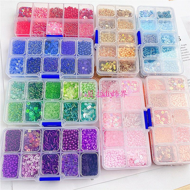 New Pint Pearl Bright Sheet Imitation Pearl Material Bag Handmade Diy String Beads Children Bag Bead Embroidered Clothing Accessories Accessories