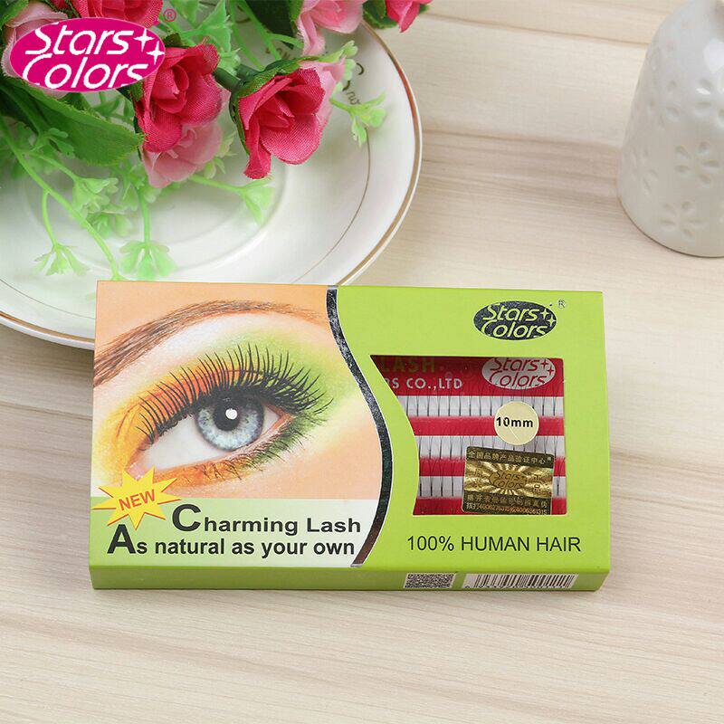 Star Yan South Korea planted grafted eyelashes single plant V-shaped grafted eyelashes imitation mink hair 2 hairs a bunch