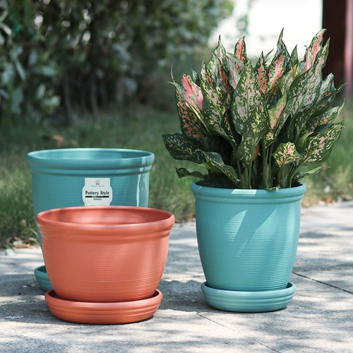 Большой утолщенная смоляная лотка пластикового дна в внутреннем горшке