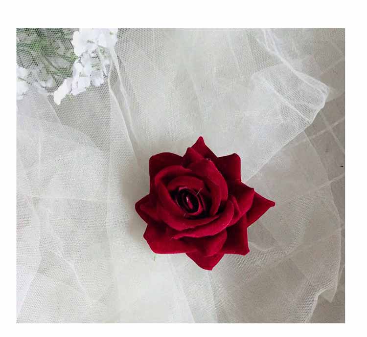 Handmade vải mô phỏng hoa hồng vòng vòng hiệu suất thiết lập ngón tay hoa vòng hoa ảnh phụ kiện ảnh - Nhẫn nhẫn bạc