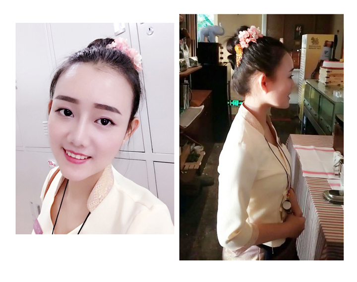 Weimeisen nữ cherry tiara kẹp tóc clip clip từ clip kẹp tóc trẻ em hình ảnh cô dâu đầu hoa phụ kiện tóc - Phụ kiện tóc shop bán dây buộc tóc đẹp