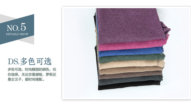 Bông lớn kích thước mùa thu quần nữ mảnh duy nhất cashmere quần cao thắt lưng quần dày bông quần phụ nữ mặc mùa đông quần ấm áp