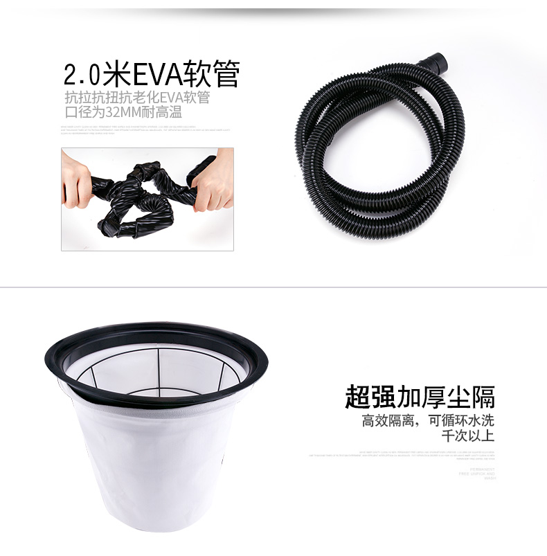 robot hút bụi rẻ Máy hút bụi công nghiệp Jinghua câm mạnh thương mại mạnh mẽ khô và ướt thổi công suất cao thùng máy hút bụi ngoài liters 30 lít - Máy hút bụi robot hút bụi lau nhà xiaomi vacuum mop skv4093gl