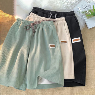 Super value 2 packs, men's thin style of ice silk shorts for summer