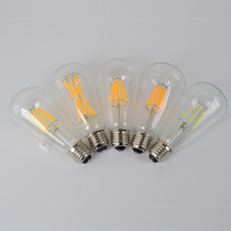 Vintage led Edison Light Bulb E27 Screw Mouth Warm Yellow Light Filament Light Light Bulb Restaurant Chandelier Creative Art Light