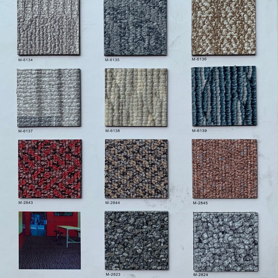 Vinypvc Commercial plastic flooring WENYEPVC wood grain stonewy carpet veins pure color steel sheet grain floor