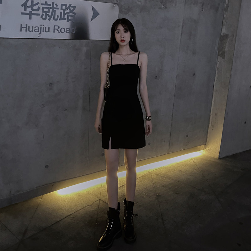 Black Pendant With Skirt Fall Design Sensation Small Crowd Outside Wearing of Inner Lap Harness with dress Herbentmy Cardigan Little Black Dress-Taobao