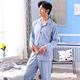 Nam Cực 100% cotton đồ ngủ nam dài tay thanh niên trung niên mùa xuân và mùa thu mùa đông mỏng phần phục vụ nhà giản dị