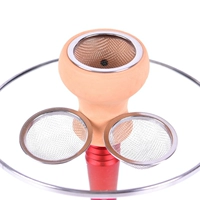 Набор красных горшков ручной работы с мешками сетки