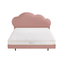 KIDS Navigator suspended bed frame bedroom childrens bed cream style single bed ecological leather art bed