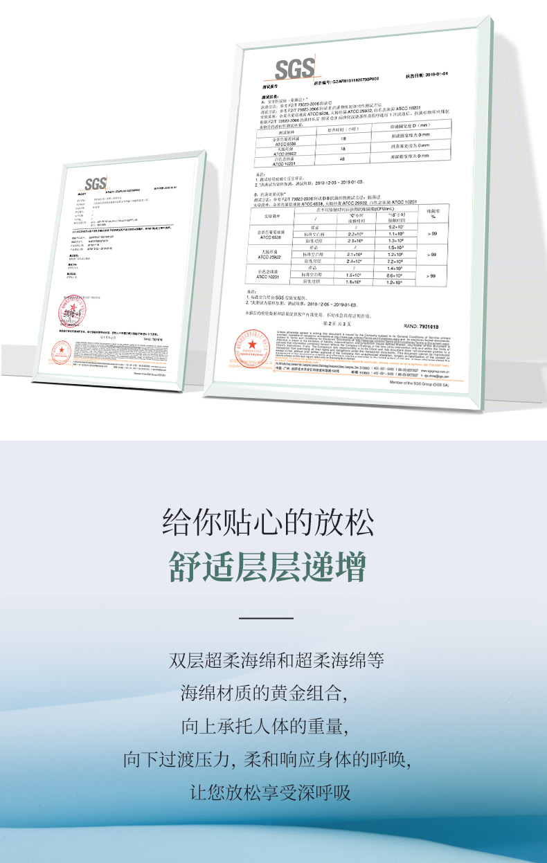 神价格 美国 金可儿 五星级酒店同款 繁星B 独立袋装弹簧乳胶床垫 图7