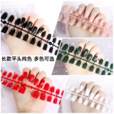 Многоцветные длинные накладные ногти для маникюра, делается под заказ, готовый продукт