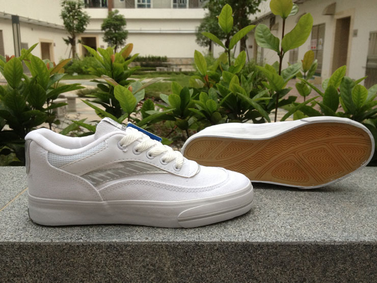 Giày nam chính hãng có dây kéo mùa thu Giày nữ thoáng khí màu trắng hoang dã giày converse nữ cổ thấp