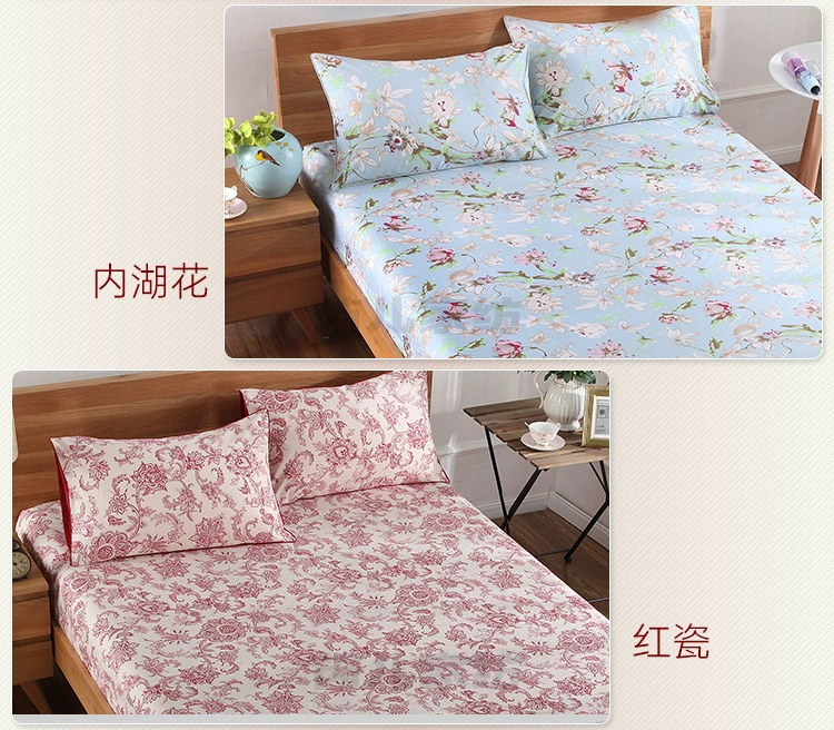 Ưu đãi đặc biệt cotton gối in phong cách châu Âu 600T gối cotton satin phiên bản AB phiên bản 48 * 74 ống gối - Gối trường hợp gối ôm cao su non