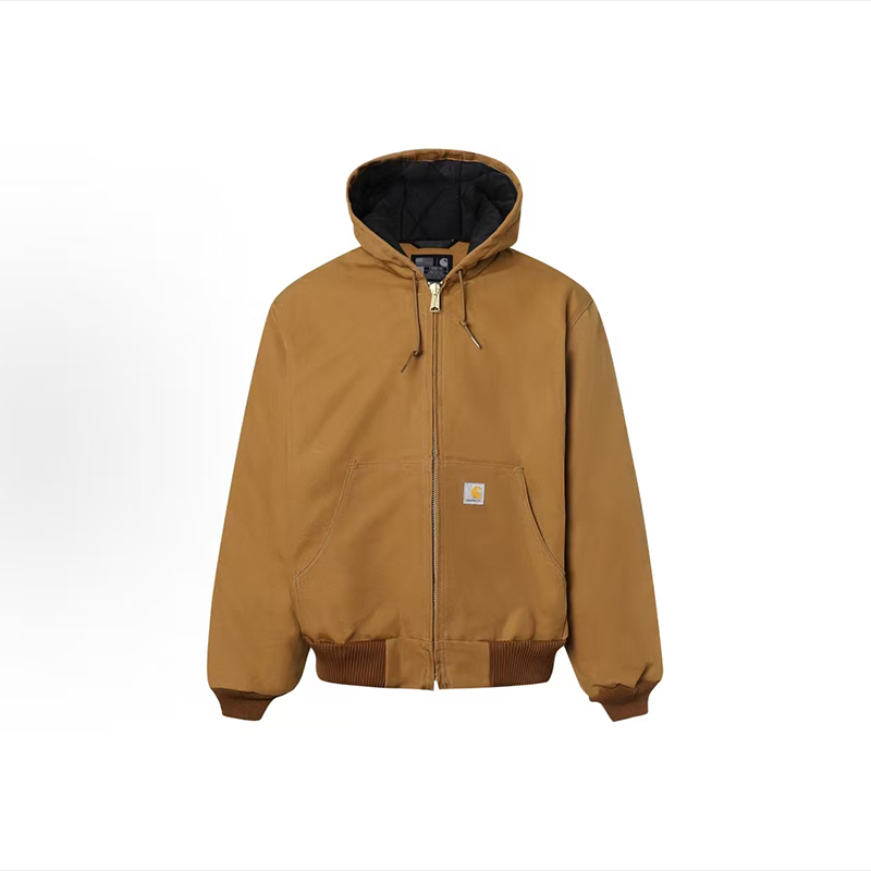 Carhartt J140 Carhartt Color-Blocked Zippered Hooded Warm Jacket, Level Three Cold Protection, Men's Model 106673 Carhartt J140 Carhartt Color-Blocked Zippered Hooded Warm Jacket, Level Three Cold Protection, Men's Model 106673