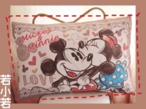 2) Mi Mouse lovers Love lovers pillowcase Summer thin Pure Cotton Single Dormitory Student Pillowcase