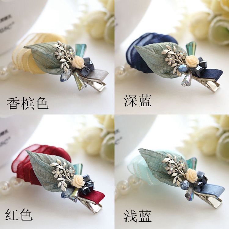 Mori nữ kẹp tóc gãy tóc tính khí mô hình phụ hoang dã clip Liu Haifa thẻ thủ công phụ kiện tóc đuôi ngựa M1980 - Phụ kiện tóc dây buộc tóc hot nhất hiện nay