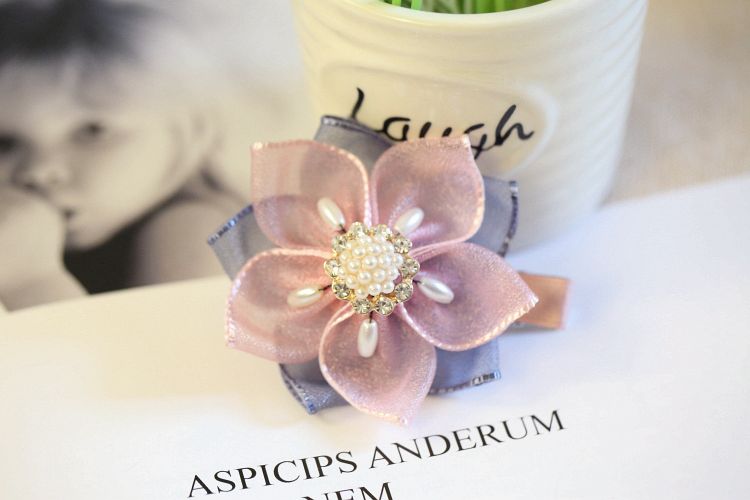 DIY tóc hoang dã clip tóc camellia mũ crepe phụ kiện tóc bên clip gãy tóc bangs clip M1981 - Phụ kiện tóc bờm tóc đẹp