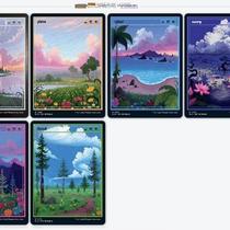 Card] Magic: The Gathering secret lair SL LAIR PIXELLANDS flat flash