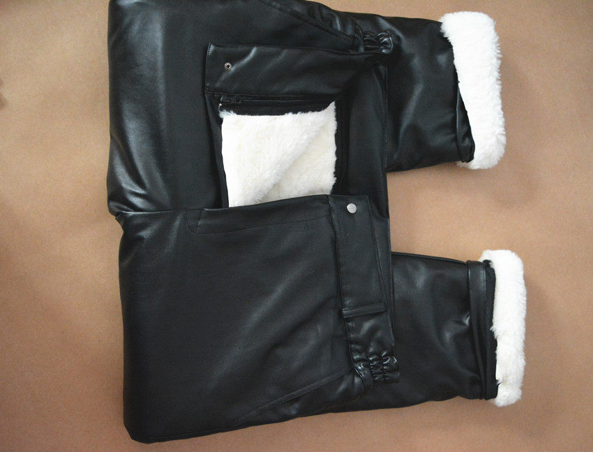 Pantalon cuir homme droit pour hiver - Ref 1484155 Image 43