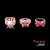 Duoxi Store Elf Princess Pink HelloKitty Kitty bow-length folded ring